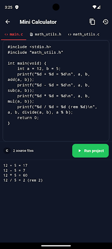 C / C++ Compiler IDE screenshot 2
