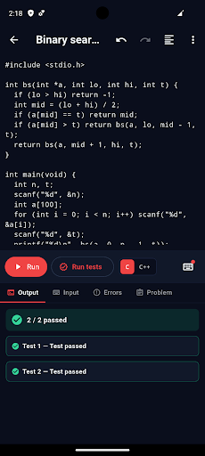 C / C++ Compiler IDE screenshot 6