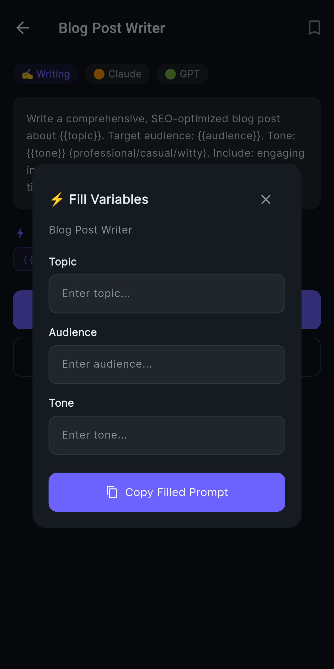 PromptCrate screenshot 3